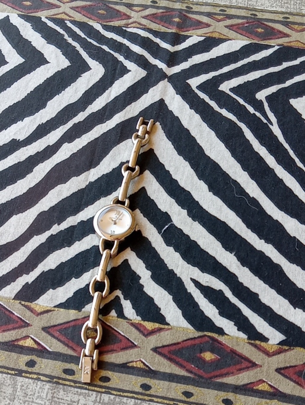 SILVER ANN KLEIN WATCH